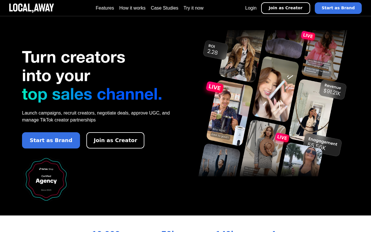 LocalAway website screenshot